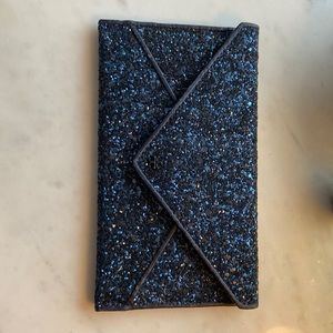 Tory Burch Glitter Envelope navy